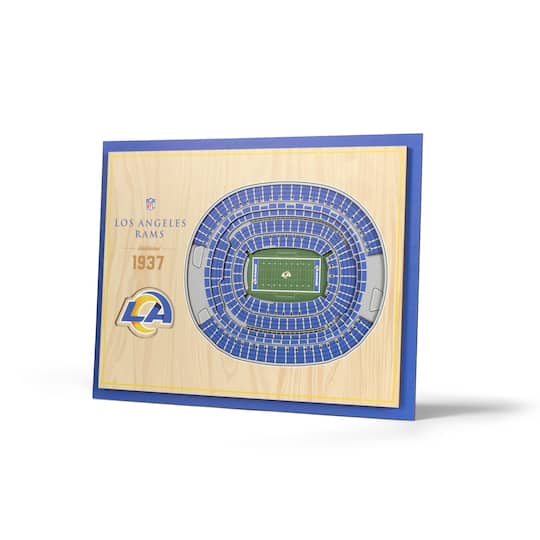 NFL 5-Layer StadiumView Wall Art By Youthefan in Los Angeles Rams | 17" x 13" | Michaels®